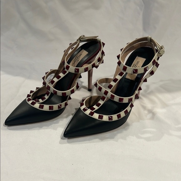 Valentino Black and Red Heels - Picture 7 of 15